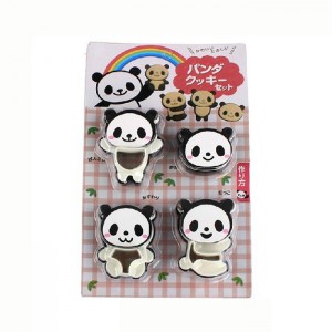 雙色熊貓餅乾模 卡通造型DIY餅乾模