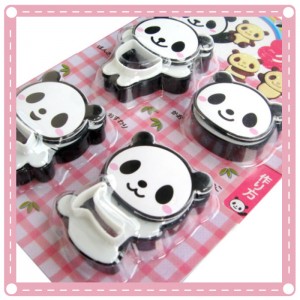 雙色熊貓餅乾模 卡通造型DIY餅乾模