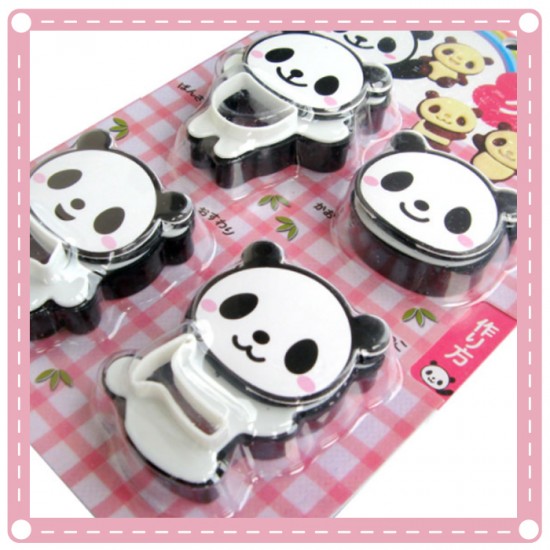 雙色熊貓餅乾模 卡通造型DIY餅乾模