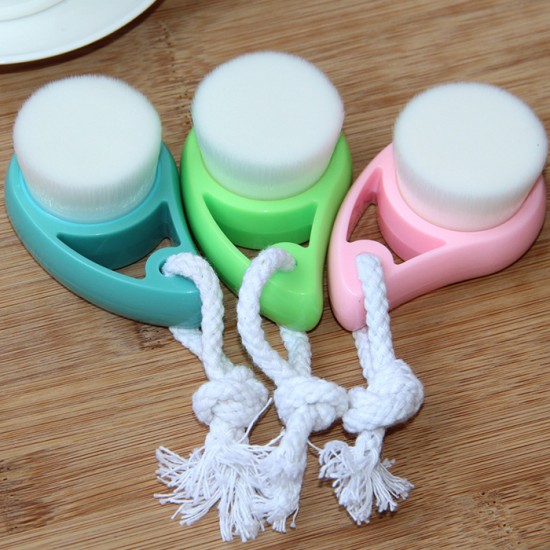 清潔毛孔手工洗臉刷 短柄洗臉神器 去黑頭潔面刷