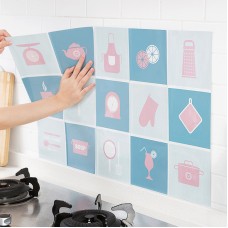 廚房防油污貼紙 自黏耐高溫 家用瓦斯爐瓷磚貼