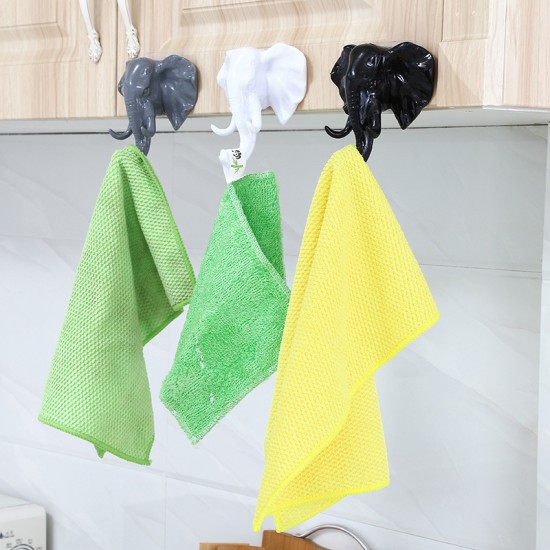 歐美風大象造型立體掛勾 居家牆壁黏貼式衣帽掛勾