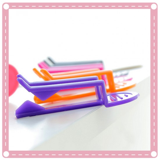 防滑垃圾袋固定夾2入裝 彩色垃圾桶夾