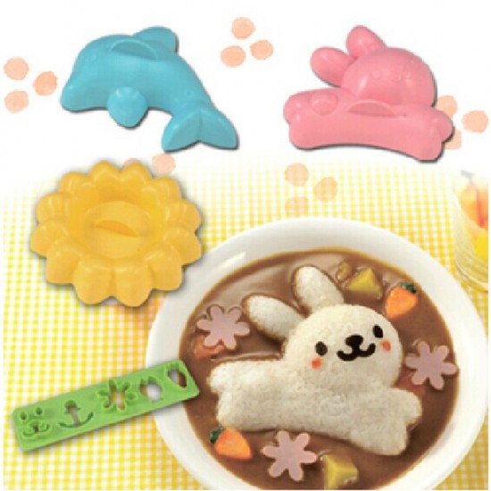 DIY可愛卡通造型飯糰模 日本壽司飯糰模