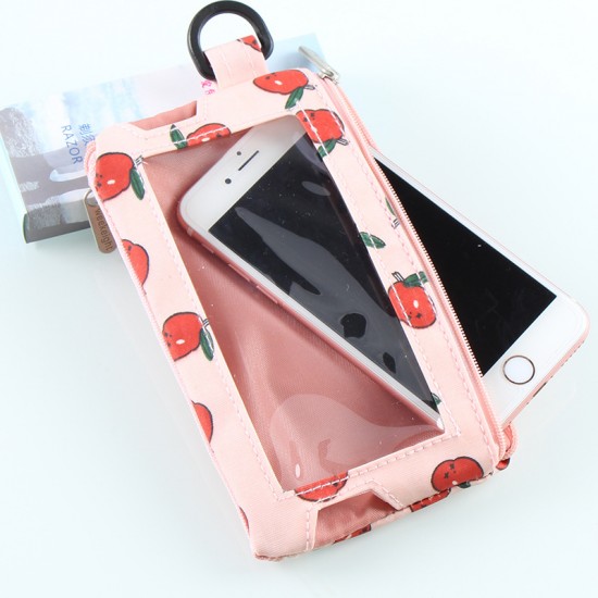 時尚卡通觸屏手機包 戶外迷你小方包 零錢包 鑰匙包