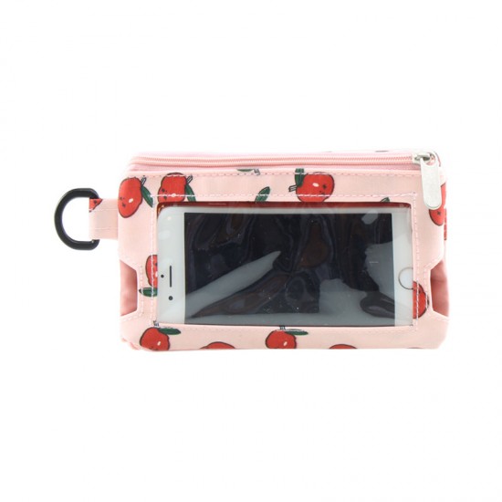 時尚卡通觸屏手機包 戶外迷你小方包 零錢包 鑰匙包