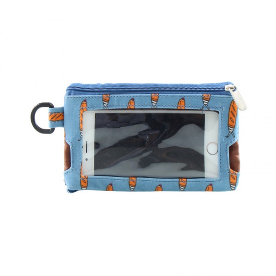 時尚卡通觸屏手機包 戶外迷你小方包 零錢包 鑰匙包