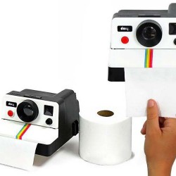 復古相機捲筒面紙盒 廁所必備捲筒紙巾盒 衛生紙收納盒