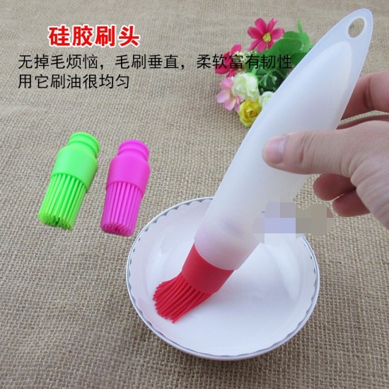 烘焙矽膠刷 耐高溫矽膠油瓶刷 控油燒烤刷 