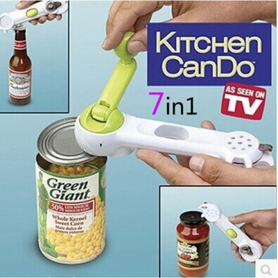 多功能開瓶器 七合一開罐器 