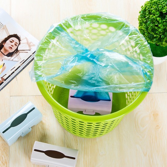 廚房壁掛式垃圾袋收納盒 抽取式垃圾袋整理盒 儲物盒