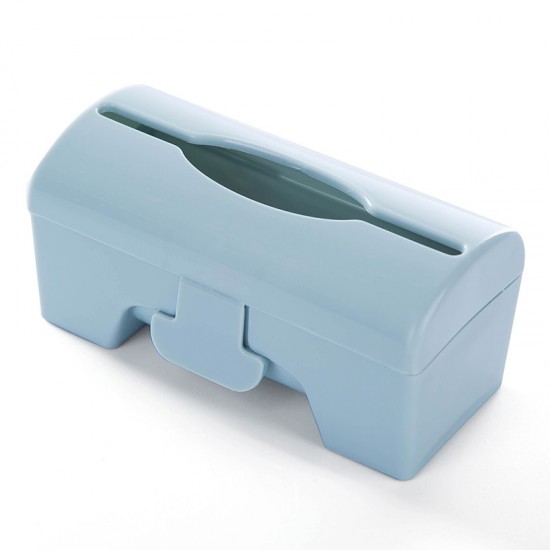 廚房壁掛式垃圾袋收納盒 抽取式垃圾袋整理盒 儲物盒