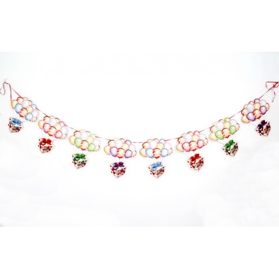 新春卡通紙質拉旗 春節店面商場裝飾拉旗 過年裝飾品 新年必備