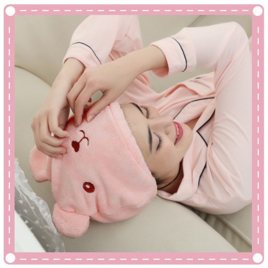 超強吸水小熊造型乾髮帽 加厚毛巾速乾浴帽