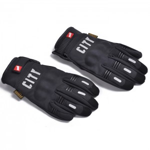 戶外越野賽車全指觸屏手套 摩托車手套 夜反光手套