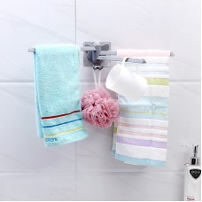 創意旋轉毛巾架 廚房抹布收納架 免鑽孔毛巾掛架