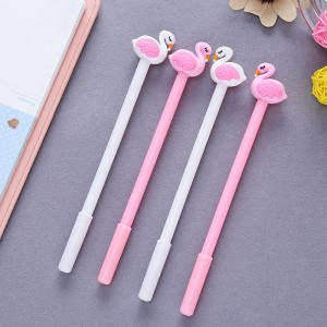 紅鶴造型中性筆 0.5mm黑色中性筆 原子筆