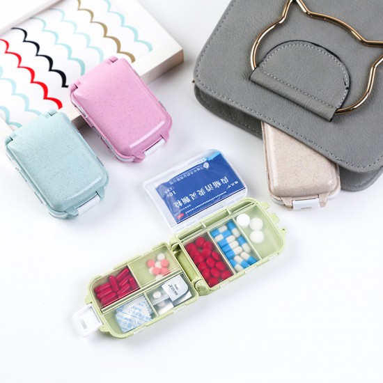 7格隨身藥盒 一周分藥盒 旅行收納盒