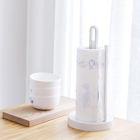 廚房餐巾紙收納架 捲筒紙巾架 創意桌面立式餐巾紙收納架