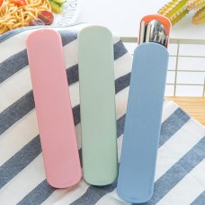 環保餐具組 不鏽鋼餐具 北歐風時尚不鏽鋼餐具三件組 戶外必備環保餐具組 環保筷組 戶外隨身餐具 環保筷組