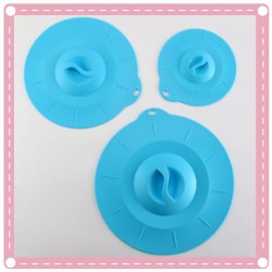 矽膠防漏保鮮密封蓋 矽膠鍋蓋三件組