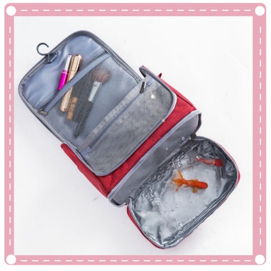 旅行出差必備洗漱包 磨砂防水化妝包