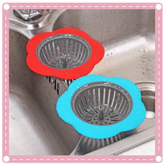 花朵造型水槽防堵塞過濾網 廚房洗手檯過濾器