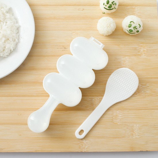 DIY搖搖小飯糰 搖飯糰神器 自製壽司飯糰模