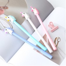 可愛獨角獸造型中性筆 0.5mm黑色中性筆