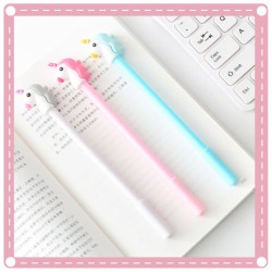 可愛獨角獸造型中性筆 0.5mm黑色中性筆