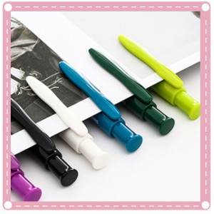 創意繽紛可愛中性筆 0.5MM黑色按壓式原子筆