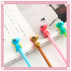 恐龍造型中性筆 可愛小怪獸黑色原子筆 學生禮品 辦公文具