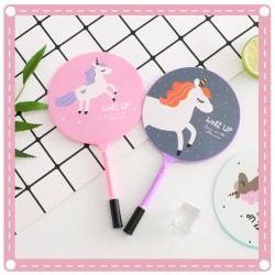 創意獨角獸圖案扇子筆 扇子原子筆 創意文具小學生獎品