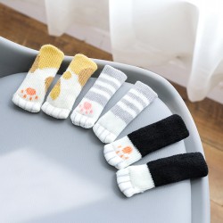 創意貓爪造型椅腳套 靜音耐磨桌腳防護套 可愛造型地板防護套