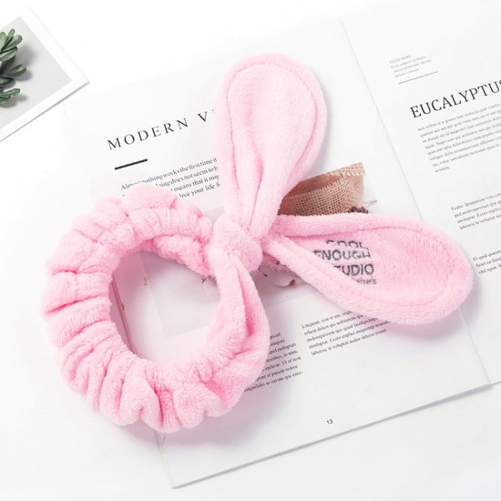 可愛兔耳朵洗臉束髮帶 卡通兔子髮帶 洗臉敷面膜必備束髮帶