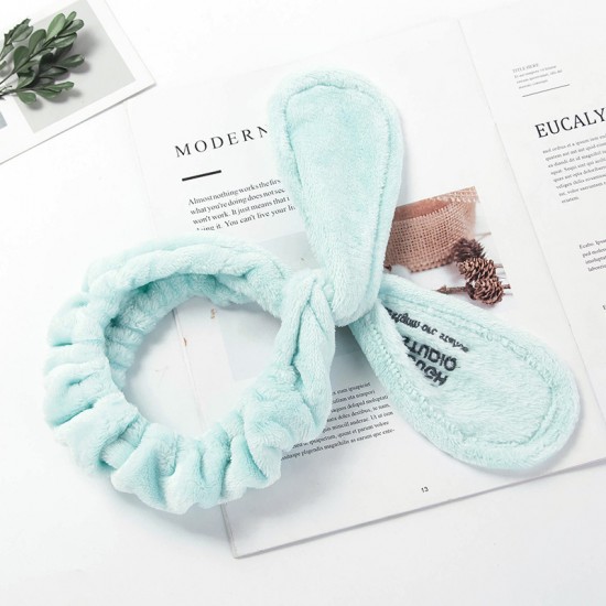 可愛兔耳朵洗臉束髮帶 卡通兔子髮帶 洗臉敷面膜必備束髮帶