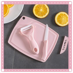 廚房必備陶瓷水果刀組 家用砧板水果刀削皮刀組合