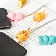 創意立體卡通充電線保護套 可愛動物造型充電線保護套