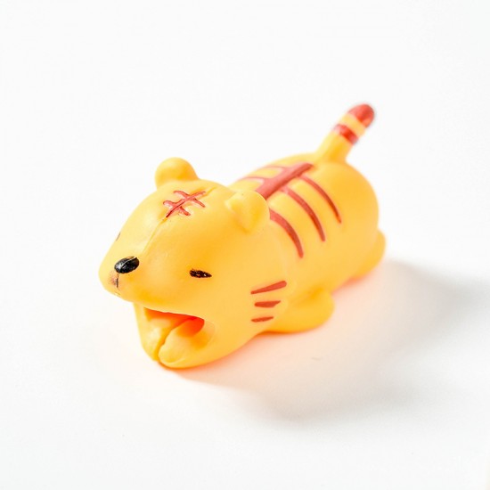 創意立體卡通充電線保護套 可愛動物造型充電線保護套