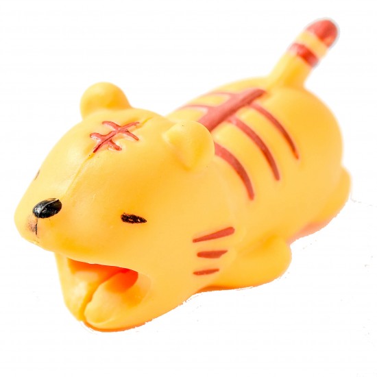 創意立體卡通充電線保護套 可愛動物造型充電線保護套