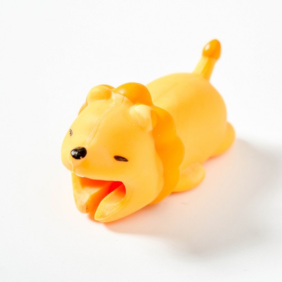 創意立體卡通充電線保護套 可愛動物造型充電線保護套