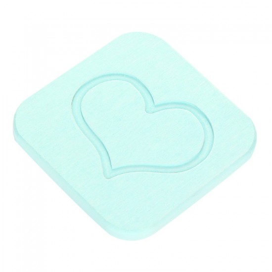 珪藻土愛心超吸水杯墊 辦公室必備防滑吸水杯墊 飲料杯墊