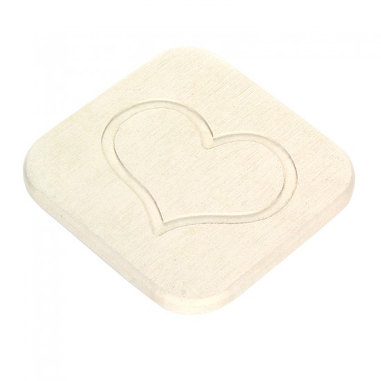 珪藻土愛心超吸水杯墊 辦公室必備防滑吸水杯墊 飲料杯墊