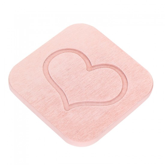 珪藻土愛心超吸水杯墊 辦公室必備防滑吸水杯墊 飲料杯墊