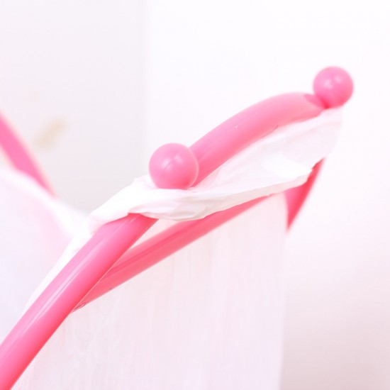 簡易可折疊垃圾收納掛架 垃圾袋收納架 廚房必備手提垃圾袋架