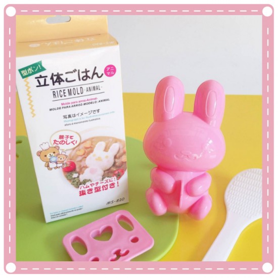 兔子造型飯糰模型組 DIY造型飯糰模 咖哩飯燴飯必備