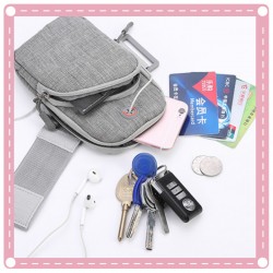 牛津布透氣運動健身臂包 戶外運動手機收納包