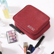 牛津布四方形化妝包 出差旅行必備洗漱包 旅行用品收納包