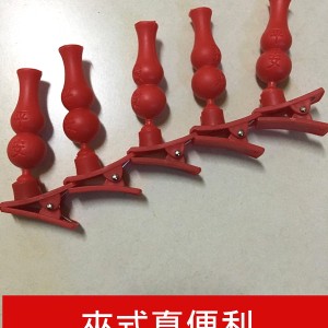 拜拜專用紅色葫蘆造型插香器 中元普渡必備夾式插香器(5入)