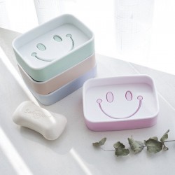 創意浴室必備笑臉香皂盒 微笑肥皂架 瀝水香皂置物架